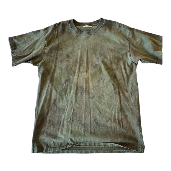 John Elliott Heavyweights Short Sleeve Tee – L (Green/Black Marble) - Picture 1 of 5